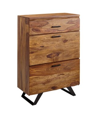 Wohnling Ladekast sheeshamhout 80 cm diep - WL6.546