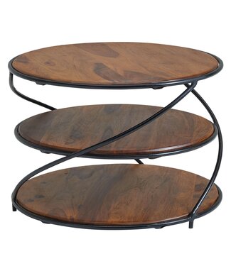 Wohnling Salontafel bruin sheeshamhout 58 cm - WL6.550
