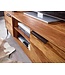 Wohnling lowboard massief sheeshamhout 147x51x38 cm TV-dressoir met twee deuren | Design TV meubel hoog | TV meubel TV meubel modern | TV dressoir woonkamer