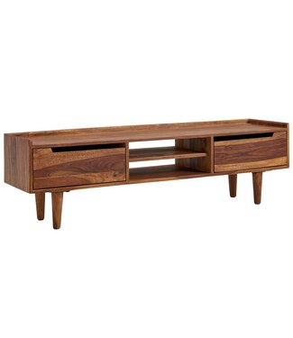Wohnling Tv-meubel TV- sheeshamhout 145 cm breed - WL6.553