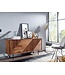 Wohnling dressoir 148x72x40 cm massief sheeshamhout / metalen dressoir | ladekast met drie deuren | Dressoirkast hout modern | Staande kast woonkamer