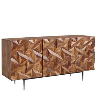 Wohnling Dressoir sheeshamhout 144 cm breed - WL6.562