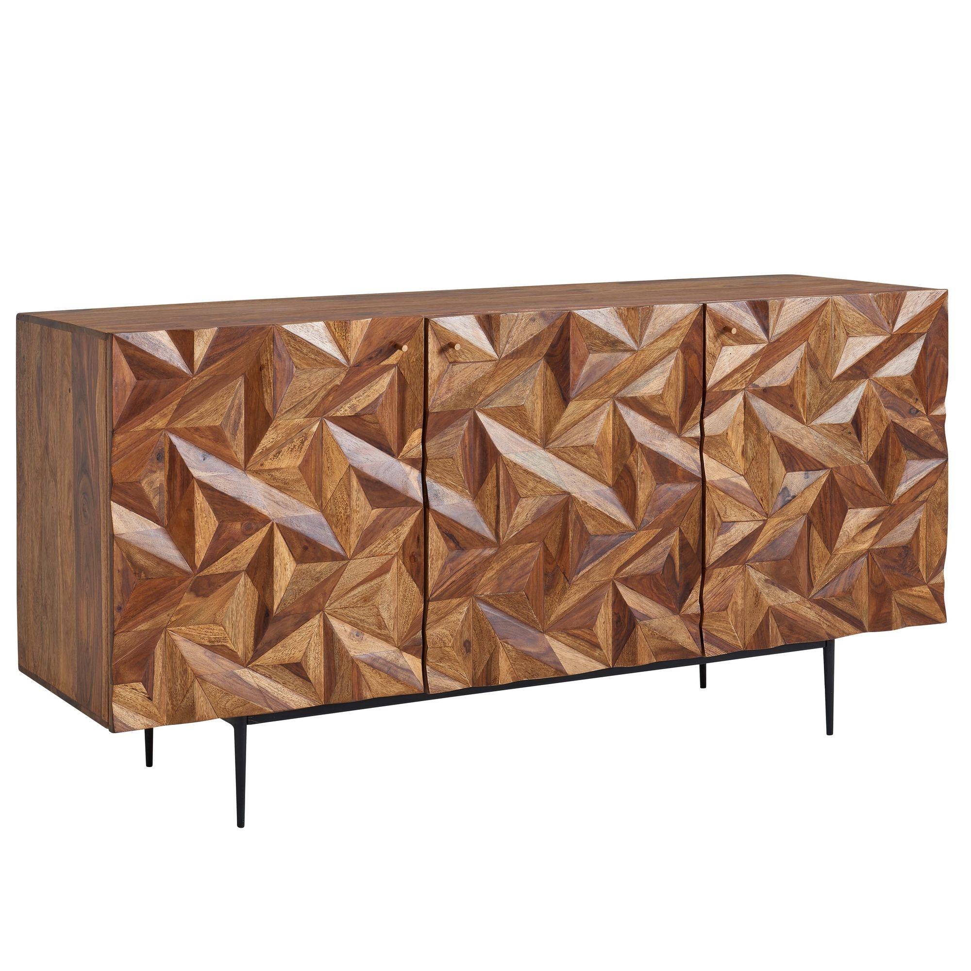 Dressoir sheeshamhout 144 cm breed