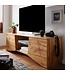 Wohnling lowboard hout eiken decor 160x50x40 cm TV-dressoir met 2 deuren | Design TV meubel hoog | TV meubel TV meubel modern | TV dressoir woonkamer