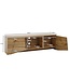 Wohnling lowboard hout eiken decor 160x50x40 cm TV-dressoir met 2 deuren | Design TV meubel hoog | TV meubel TV meubel modern | TV dressoir woonkamer