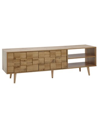 Wohnling Tv-meubel TV- eiken 160 cm breed Eiken - WL6.578