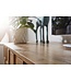 Wohnling lowboard hout eiken decor 160x51x40 cm TV-dressoir met 2 deuren | Design TV meubel hoog | TV meubel TV meubel modern | TV dressoir woonkamer