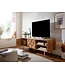 Wohnling lowboard hout eiken decor 160x51x40 cm TV-dressoir met 2 deuren | Design TV meubel hoog | TV meubel TV meubel modern | TV dressoir woonkamer