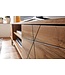 Wohnling lowboard hout eiken decor 160x45x40 cm TV-dressoir met 2 deuren | Design TV meubel hoog | TV meubel TV meubel modern | TV dressoir woonkamer