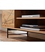 Wohnling lowboard hout eiken decor 160x45x40 cm TV-dressoir met 2 deuren | Design TV meubel hoog | TV meubel TV meubel modern | TV dressoir woonkamer