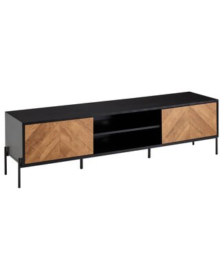 Wohnling Tv-meubel TV- zwart 163 cm breed - WL6.580