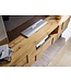 Wohnling lowboard hout eiken decor 160x46x43 cm TV-dressoir met 2 deuren | Design TV meubel hoog | TV meubel TV meubel modern | TV dressoir woonkamer