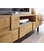 Wohnling lowboard hout eiken decor 160x46x43 cm TV-dressoir met 2 deuren | Design TV meubel hoog | TV meubel TV meubel modern | TV dressoir woonkamer