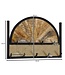 Wohnling Design Wandkapstok Mango Massief Hout en Rotan 53x40x7,5 cm | Haak Rail Metaal | Hal Kapstok Wand