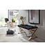 Wohnling Bank Fluweel Zwart 90x46x44 cm Gang Gestoffeerde Bank met Metalen Frame | Bedbank Slaapkamer Chesterfield Design | Gangbank Garderobebank Modern