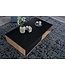 Wohnling Koffietafel Massif MDF Eiken Decor / Zwart 110x60x38 cm Salontafel | Tafel Woonkamer Rechthoekig met Opbergruimte | Woonkamertafel Industrieel met Lades | Grote Bijzettafel
