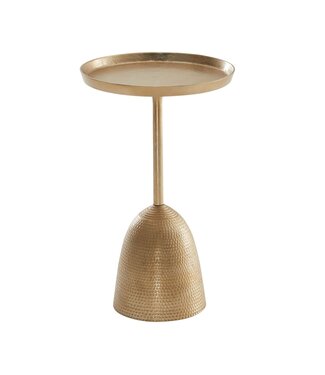 Wohnling Bijzettafel goud aluminium rond 53 cm - WL6.670