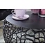 Wohnling Koffietafel Aluminium 66x66x30 cm Salontafel Metaal Zwart | Tafel Woonkamer Rond | Woonkamertafel Modern | Kleine Bijzettafel