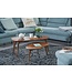 Wohnling Tafel Set Sheesham Massief Hout Salontafel Set van 2 Niervorm | Tafel Woonkamer Bijzettafel Bruin | Moderne Nesttafel Houten Tafel
