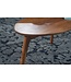 Wohnling Tafel Set Sheesham Massief Hout Salontafel Set van 2 Niervorm | Tafel Woonkamer Bijzettafel Bruin | Moderne Nesttafel Houten Tafel