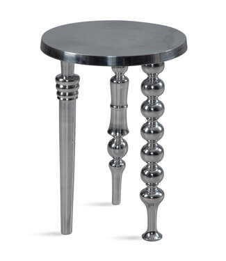 Wohnling Bijzettafel zilver aluminium 63 cm hoog - WL6.756