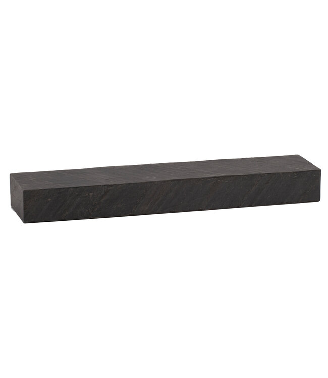 Wohnling Wandplank 90x10x20 cm mango massief hout / steenlook hangplank modern | Design zwevende plank rechthoekig | Plank hangend woonkamer antraciet
