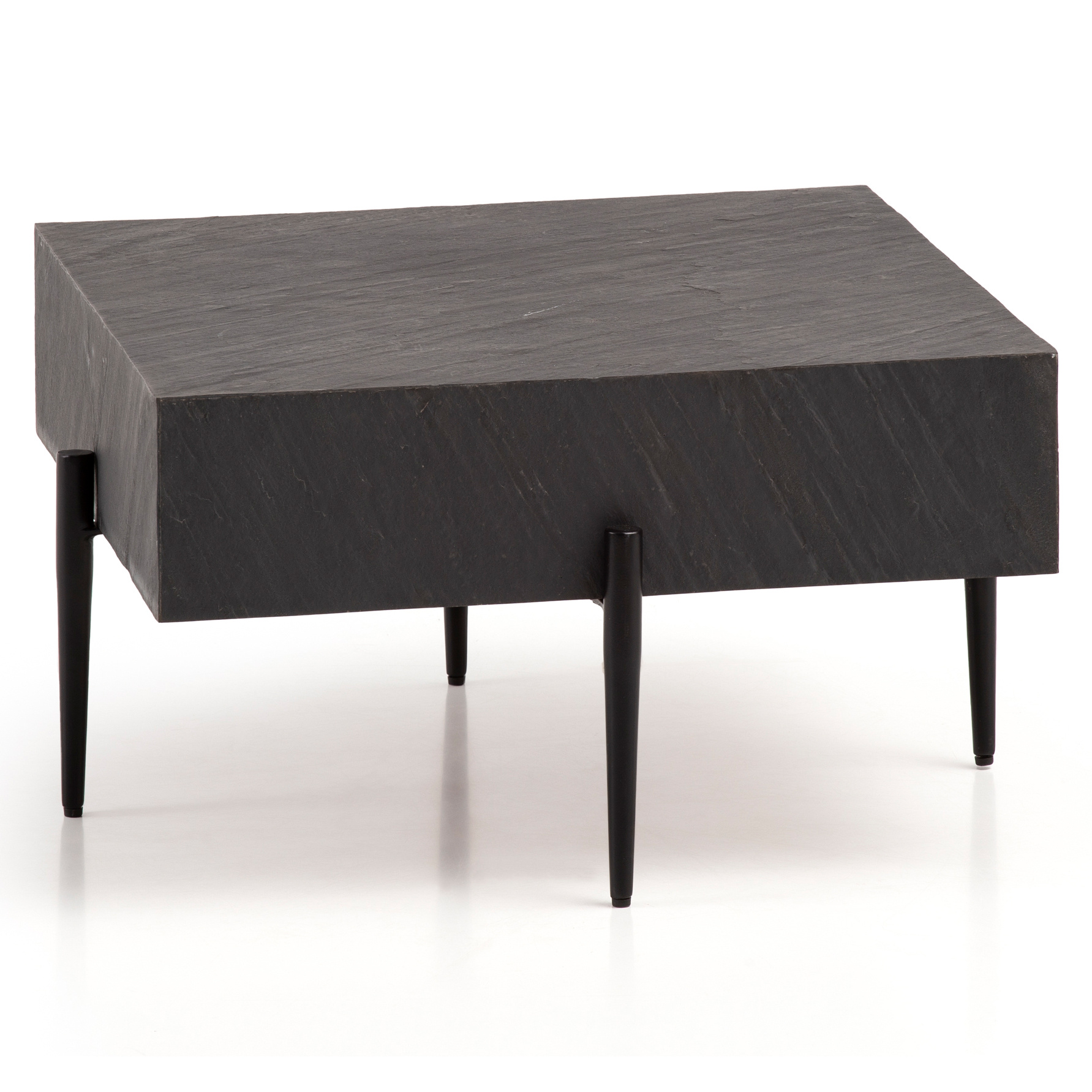 Salontafel antraciet vierkant 64 cm
