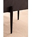 Wohnling salontafel 64x64x35 cm steenlook/metaal salontafel antraciet vierkant | Design woonkamertafel, salontafel, solide moderne woonkamertafel