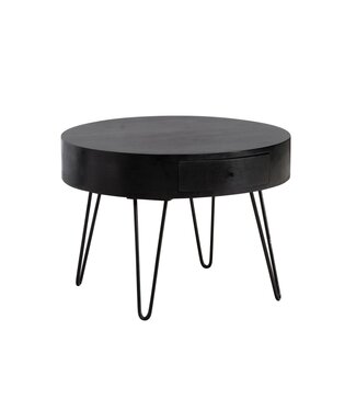 Wohnling Salontafel mangohout rond 60 cm - WL6.836