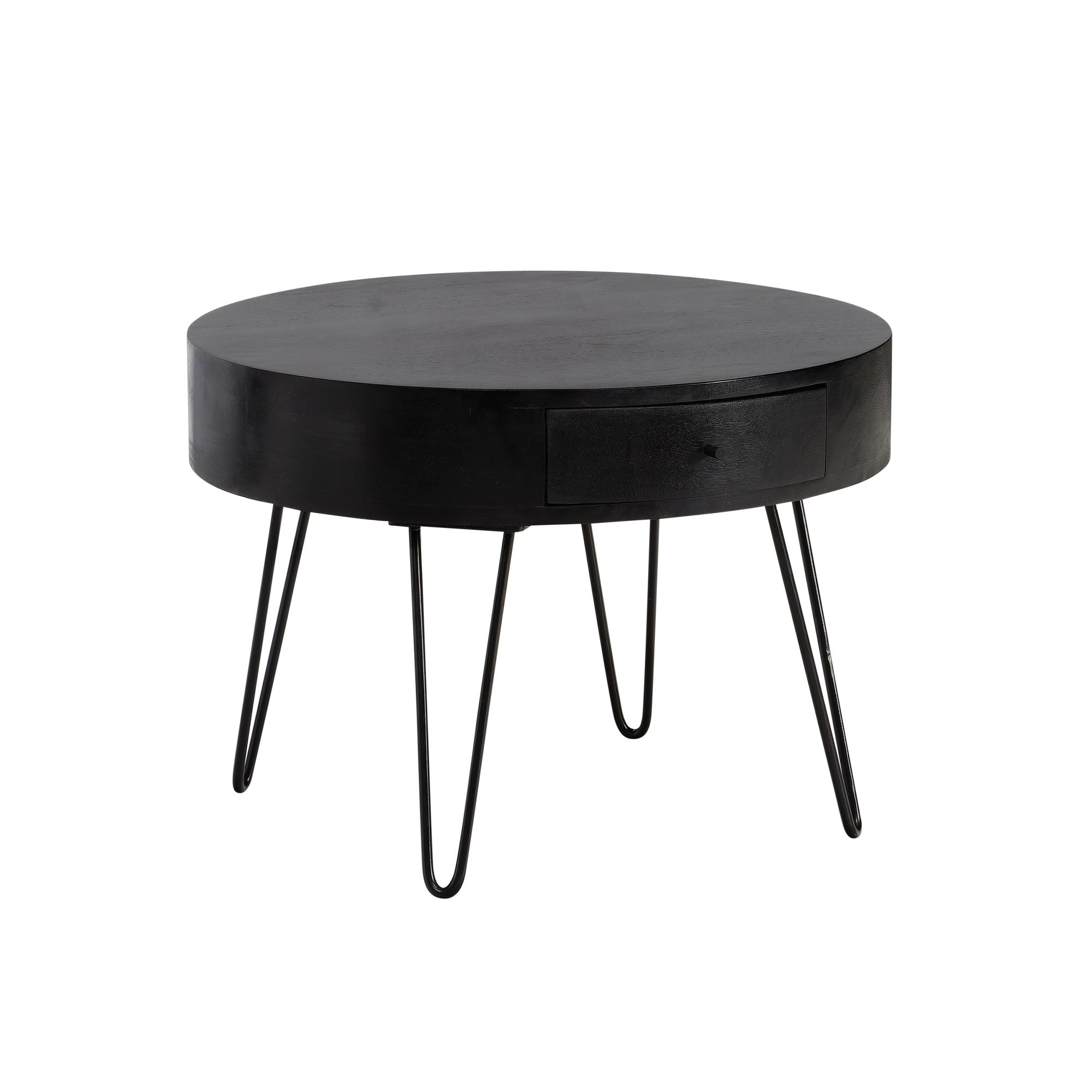 Salontafel mangohout rond 60 cm