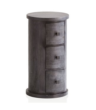 Wohnling Dressoir zwart compact 34 cm
