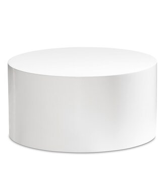 Wohnling Salontafel MONOBLOC wit 60x60x30 cm - WL6.861