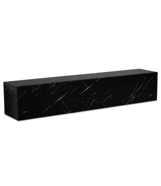 Wohnling Tv-meubel zwart 160 cm breed hangend - WL6.865