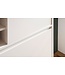 Wohnling Schoenenkast Wit 71x110x24 cm Schoenenrek Gesloten, Schoenenkist Modern, Halkast met Plank, Schoenenopberger Halkist voor Schoenen Hoog