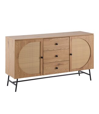 Wohnling Dressoir eiken 140x80x40 cm - WL6.894