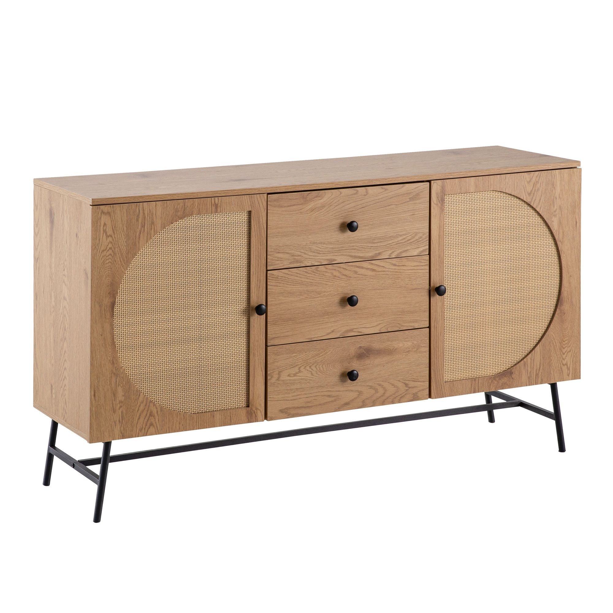 Dressoir eiken 140x80x40 cm