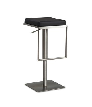 Wohnling Barkruk zwart kunstleer 91 cm - WL6.981