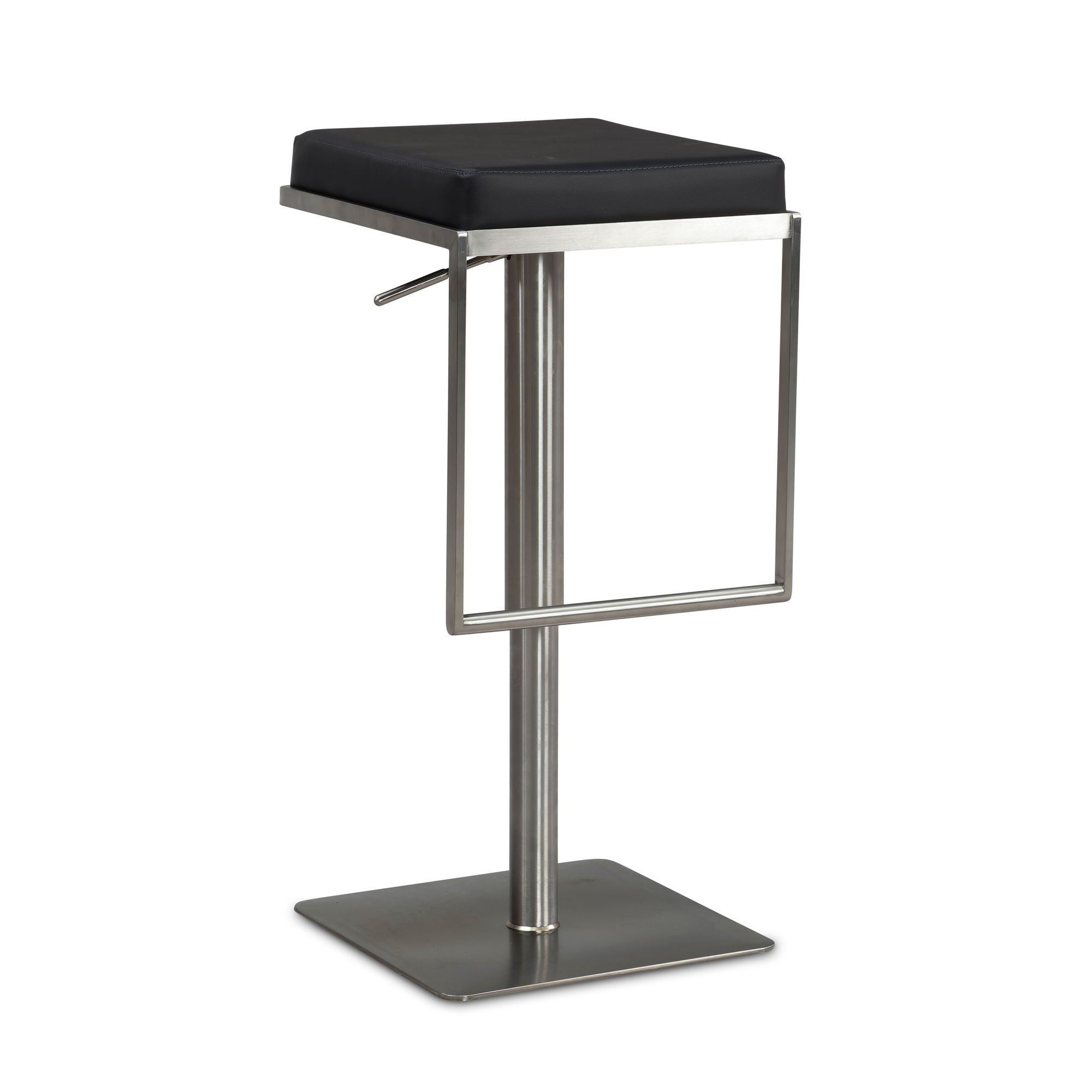Barkruk zwart kunstleer 91 cm
