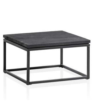 Wohnling Salontafel mango 60 cm zwart - WL6.986