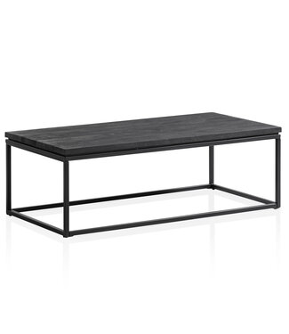 Wohnling Salontafel mango 120 cm zwart - WL6.987