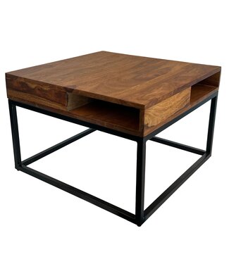 Wohnling Salontafel sheeshamhout 60x60 cm - WL7.022