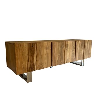 Wohnling Tv-meubel TV- acaciahout 160 cm breed TV- - WL7.028
