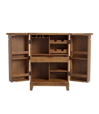 Wohnling Barkast sheeshamhout opklapbaar 90 cm - WL7.041