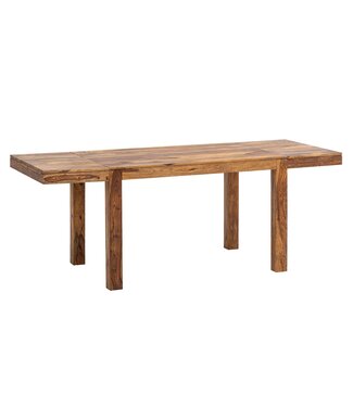 Wohnling Eettafel sheeshamhout 120x80 cm - WL7.043
