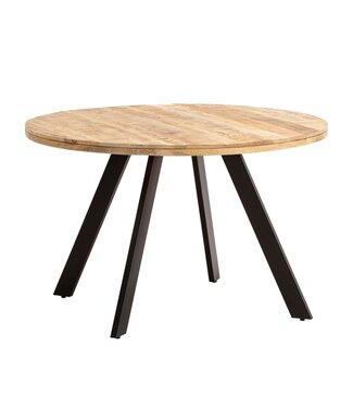 Wohnling Eettafel mangohout 120x120 cm - WL7.054