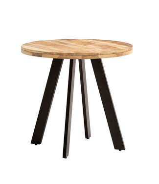 Wohnling Eettafel mangohout 80x80 cm - WL7.055