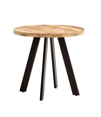 Wohnling Eettafel mangohout 80x80 cm