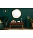 Wohnling wandspiegel asymmetrisch 60x60 cm metalen design hangende spiegel goud, aluminium decoratieve spiegel vormloos met frame, grote wandspiegel, gangspiegel garderobespiegel modern