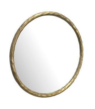 Wohnling Spiegel goud rond 60 cm
