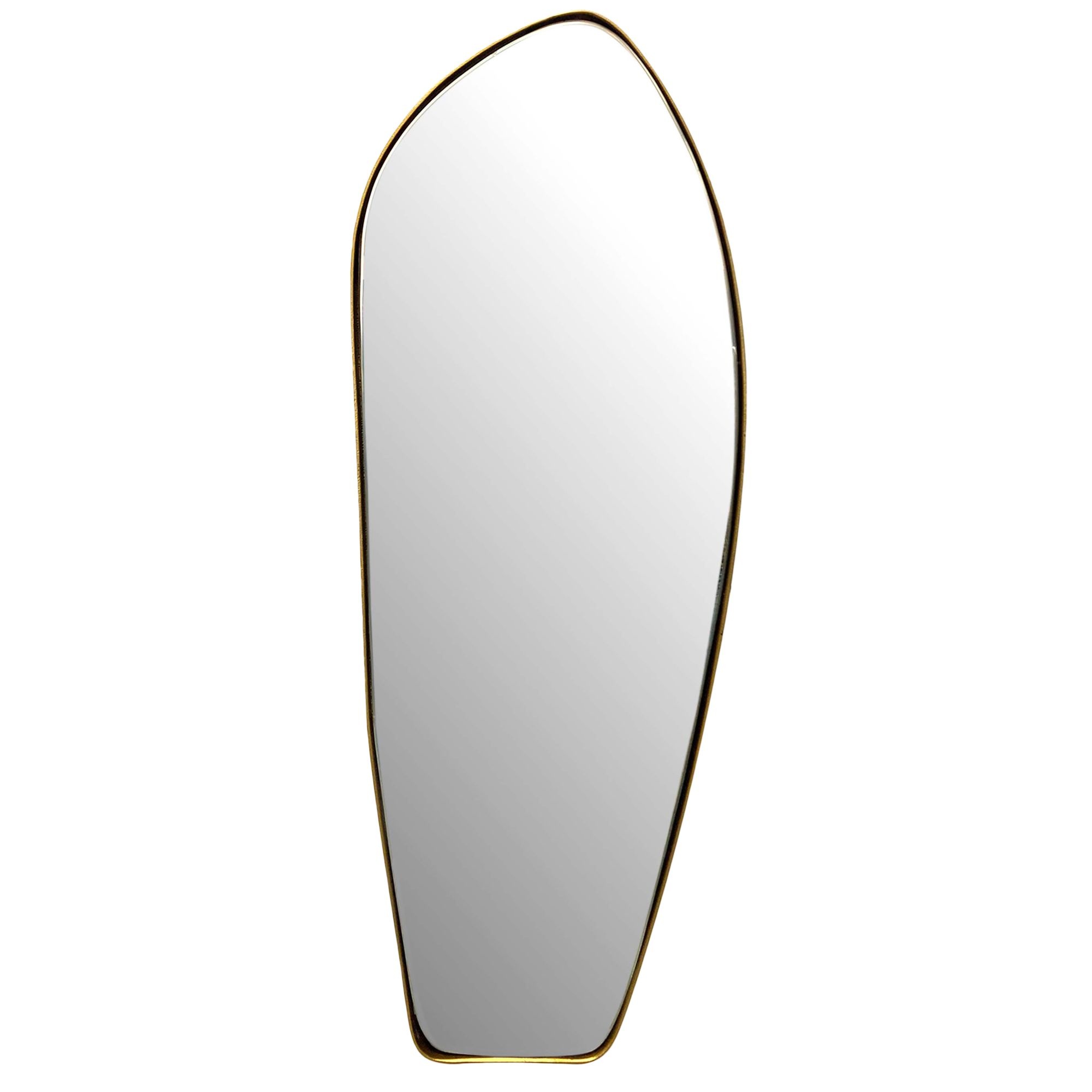 Spiegel goud langwerpig 33x90 cm